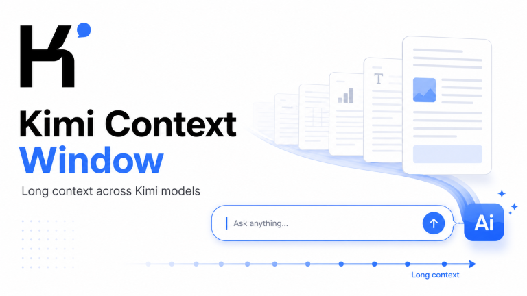 Kimi context window showing long-context capabilities across Kimi AI models