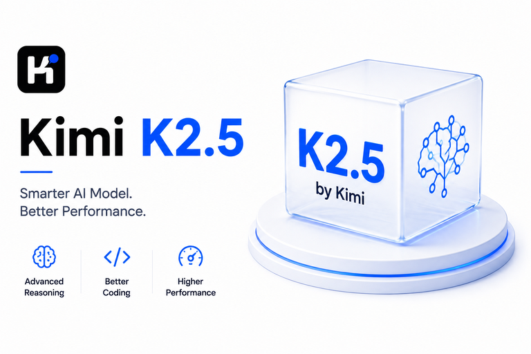 Kimi K2.5 AI model highlighting advanced reasoning, coding and performance capabilities