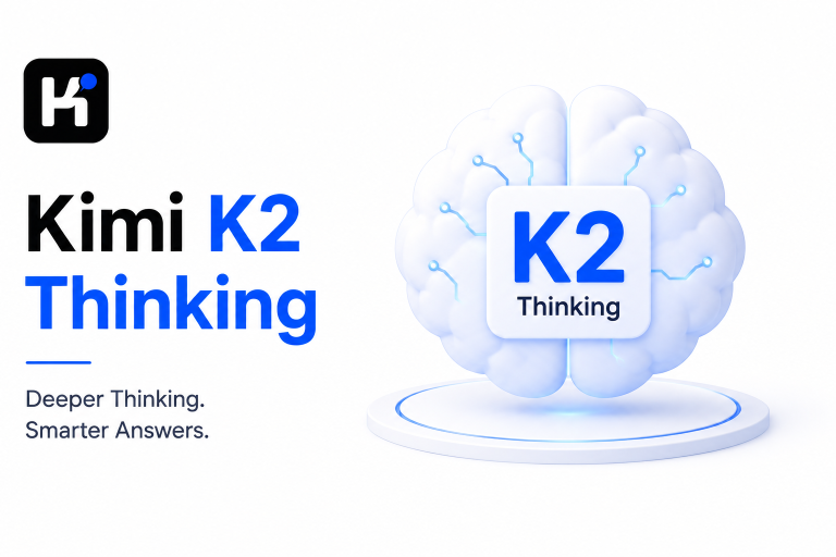 Kimi K2 Thinking AI model highlighting deeper reasoning and better results